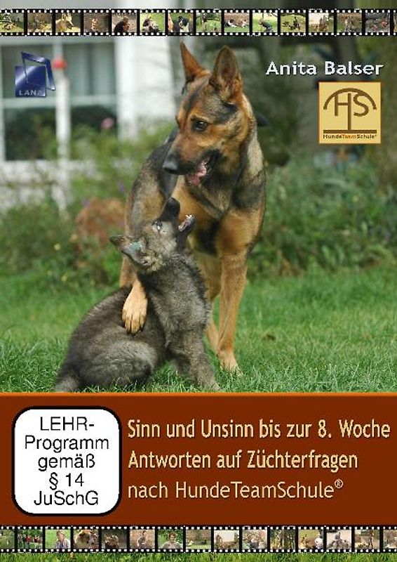 Sinn und Unsinn bis zur 8. Woche - Antworten auf Züchterfragen nach HundeTeamSchule Doppel-DVD - Anita Balser DVD