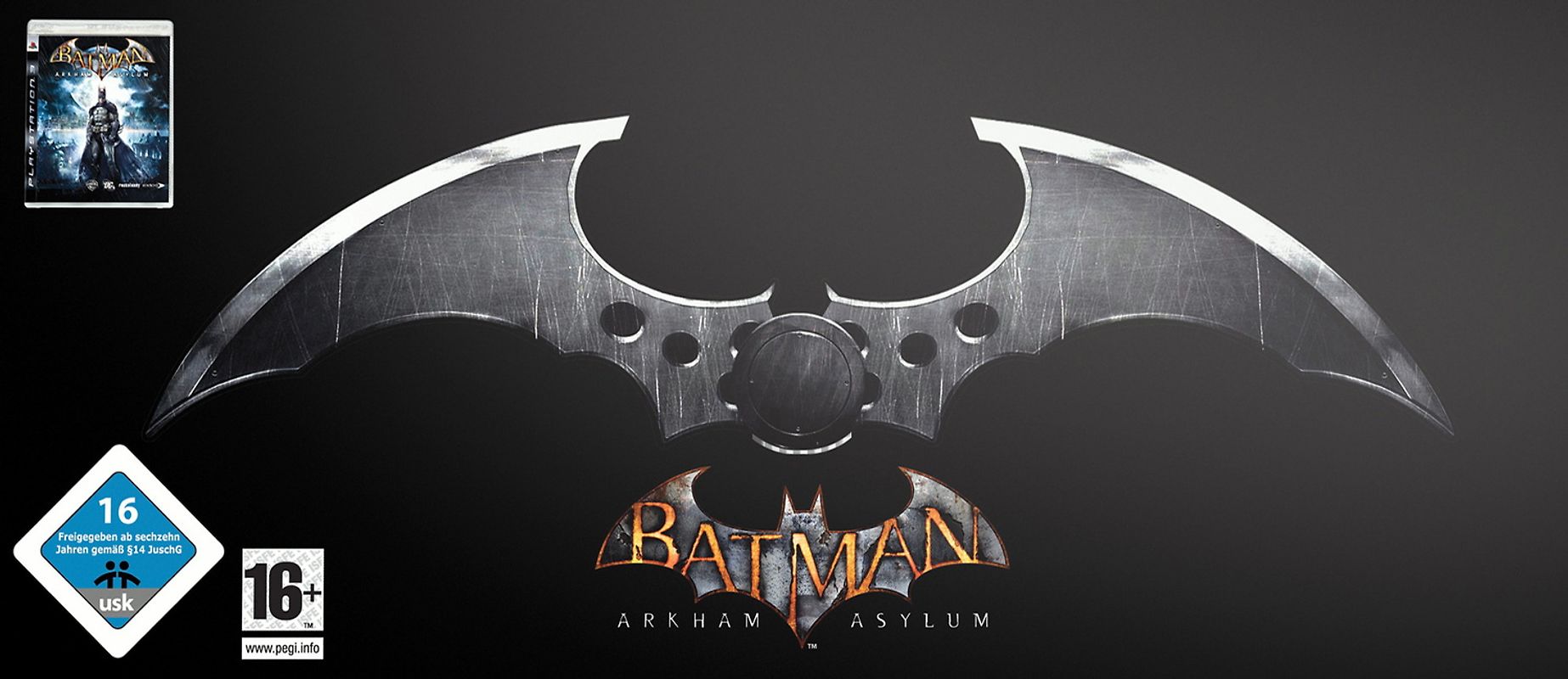 Batman: Arkham Asylum [Collector's Edition inkl. 35cm Batrang inkl. standfuß, Bonus DVD, Arkham Journal] PlayStation 3