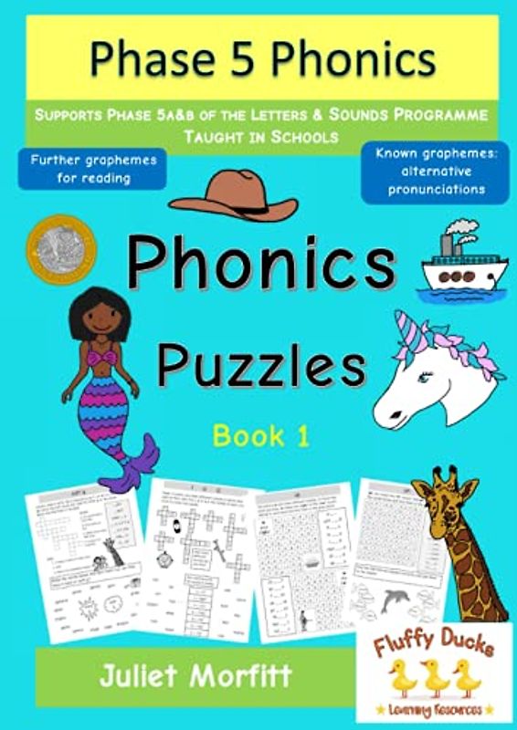 Phase 5 Phonics Puzzles Book 1: Supporting Phase 5 of the Letters and Sounds Programme (Phonics Puzzle Books)