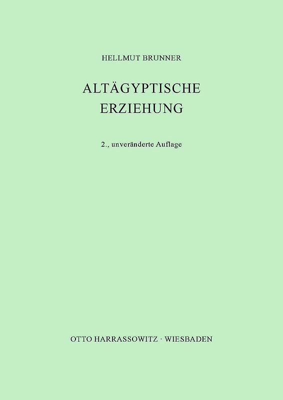 Altägyptische Erziehung