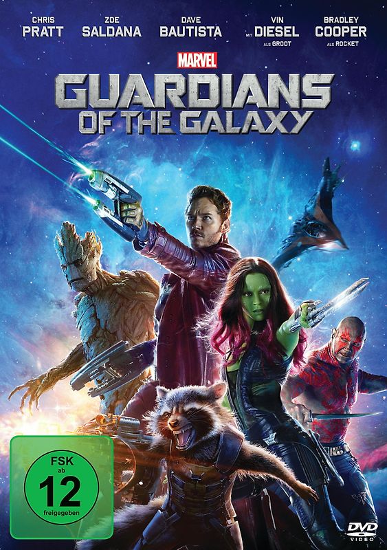 Guardians of the Galaxy DVD