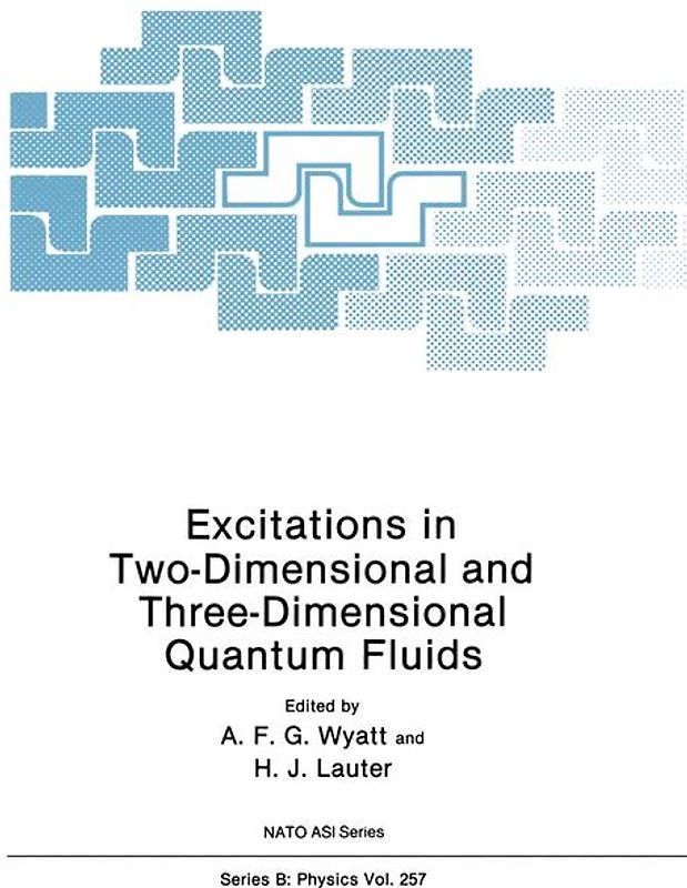 Excitations in Two-Dimensional and Three-Dimensional Quantum Fluids
