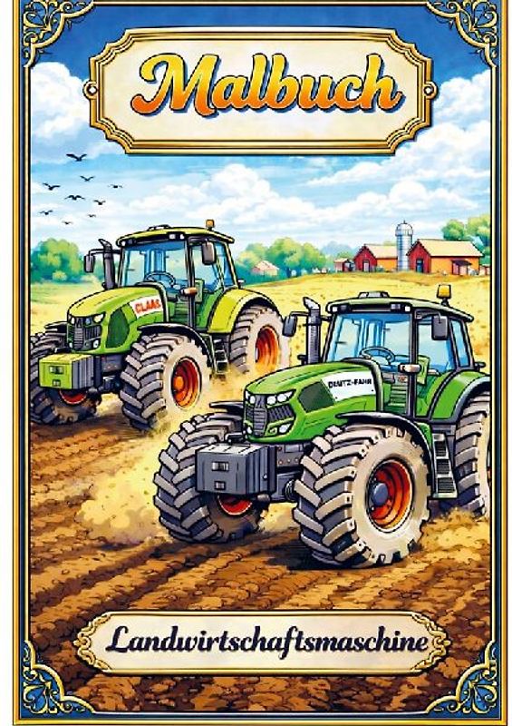 Malbuch, Landwirtschaftsmaschine