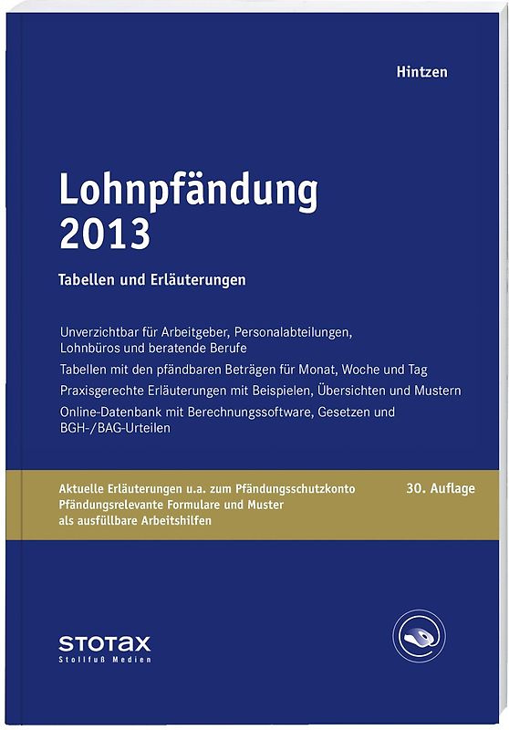 Lohnpfändung 2013