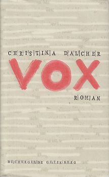 Vox - Christina Dalcher [Gebundene Ausgabe]