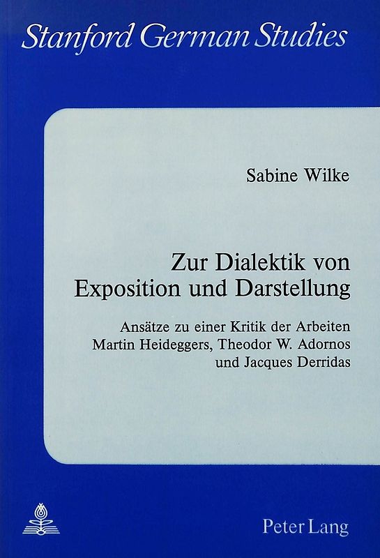 Zur Dialektik von Exposition und Darstellung