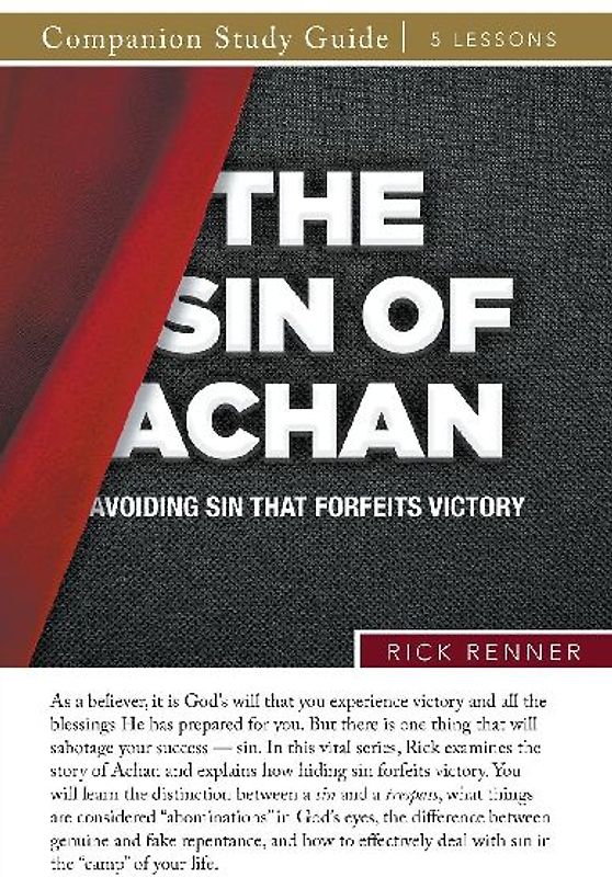 The Sin of Achan Study Guide