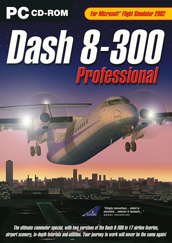 Flight Simulator - Dash 8-300 Professional 1 PC Spiele
