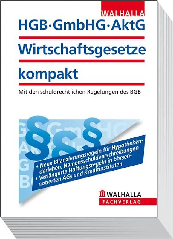 HGB, GmbHG, AktG, Wirtschaftsgesetze kompakt 2011/II