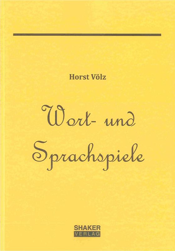Wort- und Sprachspiele