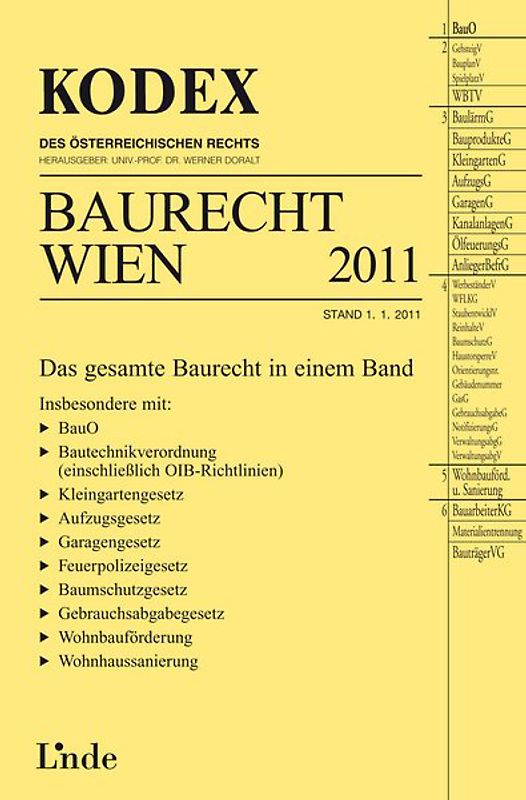 KODEX Baurecht Wien