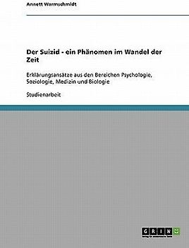 Der Suizid. Ein Phänomen im Wandel der Zeit