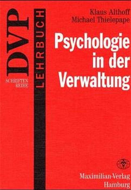 Psychologie in der Verwaltung