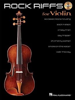 Rock Riffs -For Violin-: Noten, CD für Violine