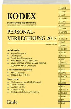 KODEX Personalverrechnung 2013