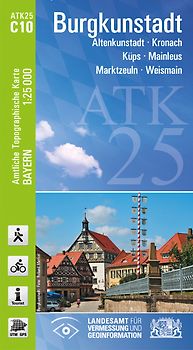 ATK25-C10 Burgkunstadt (Amtliche Topographische Karte 1:25000)