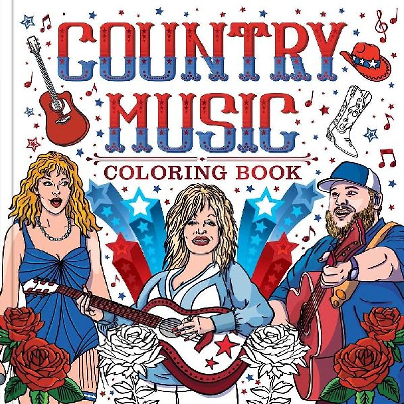 Country Music Coloring Book