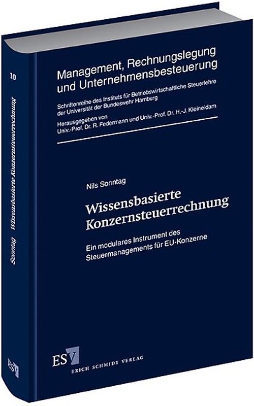 Wissensbasierte Konzernsteuerrechnung