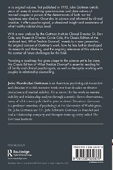 What Predicts Divorce?