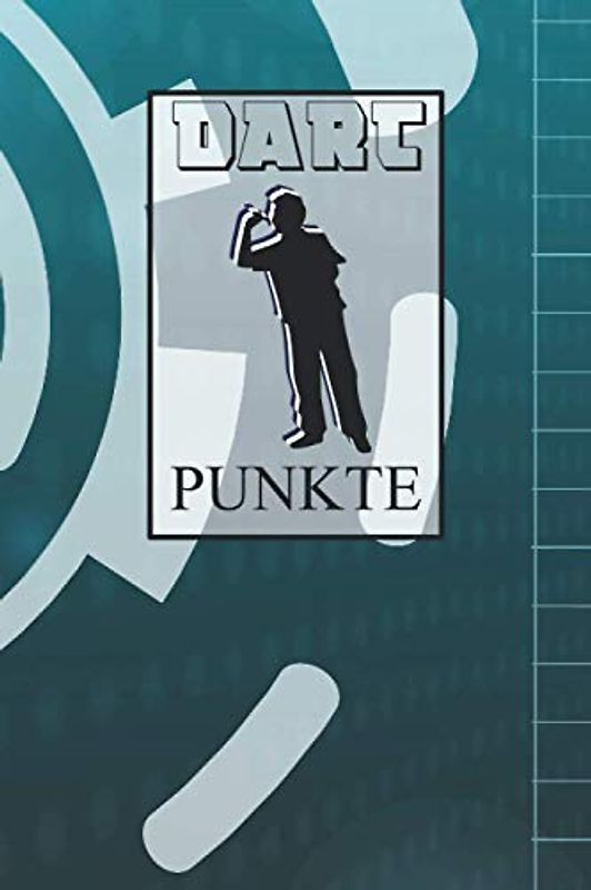 Dart Punkte: Spielblock um deine Punkte zu notieren | mit Dart Outs | Training oder Turnier | Crickets | 301, 501, 701 | Scorer Book