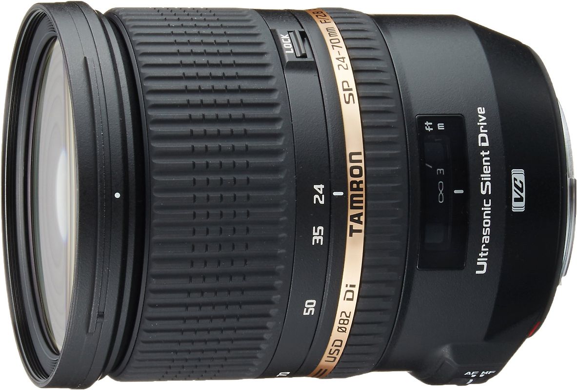Tamron SP 24-70 mm F2.8 Di USD VC 82 mm Objectif (adapté à Canon EF) noir