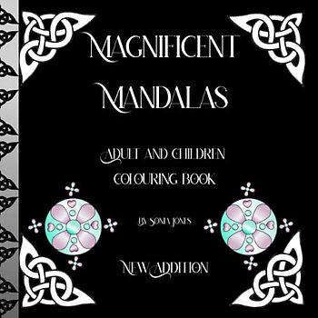 Marvellous Mandalas adult and children's colouring book