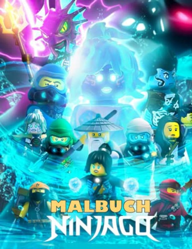 Ńinjago Malbuch: Dies ist eine großartige Möglichkeit, Ihre Kinder beschäftigt und glücklich zu halten. Es macht Spaß, ist kreativ und hilft, ... und Hand-Augen-Koordination zu entwickeln.