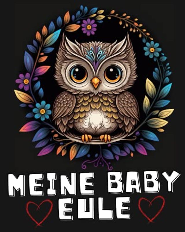 Eulen Mandala Malbuch für Erwachsene: Meine kleine Baby Eule - Zen Mandala Malbuch für Erwachsene - Süße Baby Eulen Buch zum Ausmalen | Eulen Geschenk für Frauen & Freundin