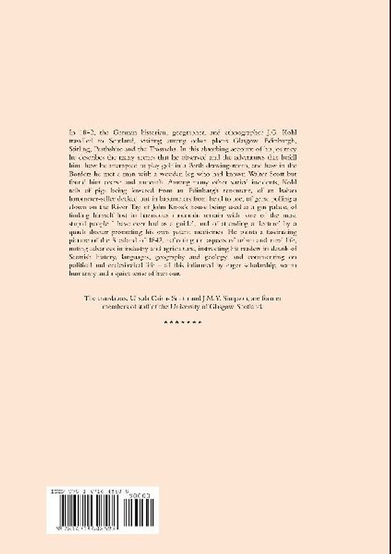 Travels in Scotland (1842)                by J.G. Kohl