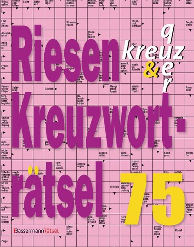 Riesen-Kreuzworträtsel 75 (5 Exemplare à 2,99 €)