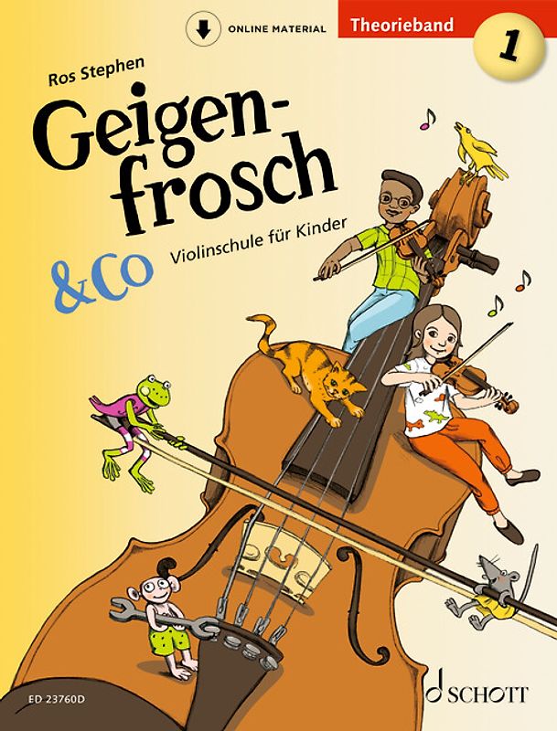 Geigenfrosch & Co: Theoriebuch 1