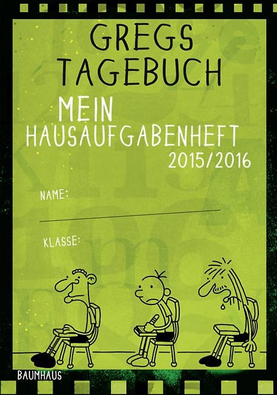 Gregs Tagebuch - Mein Hausaufgabenheft 2015/2016 (VE 5)