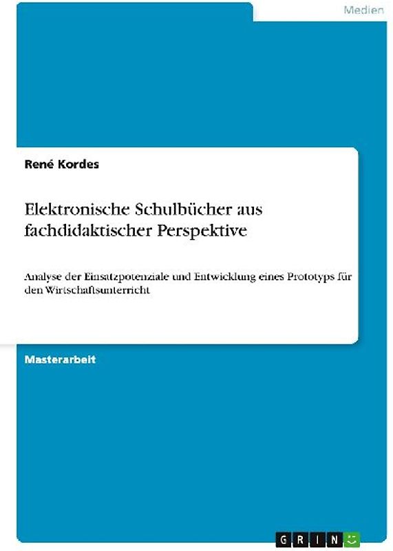 Elektronische Schulbücher aus fachdidaktischer Perspektive