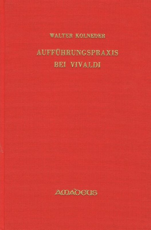 Aufführungspraxis bei Vivaldi