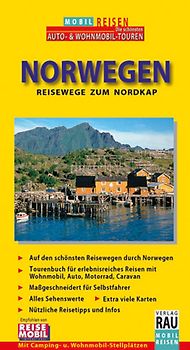 Norwegen. Reisewege zum Nordkap