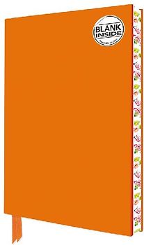 Orange Blank Artisan Notebook (Flame Tree Journals)
