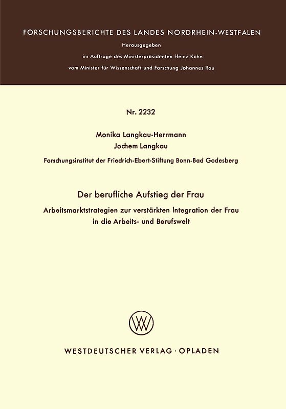 Der berufliche Aufstieg der Frau