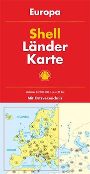 Shell Länderkarte Europa