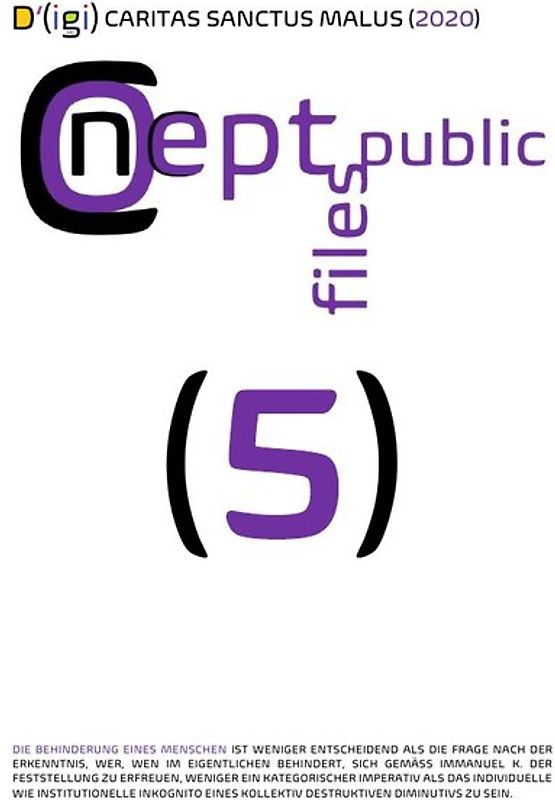 D'(igi) CARITAS SANCTUS MALUS (2020)
