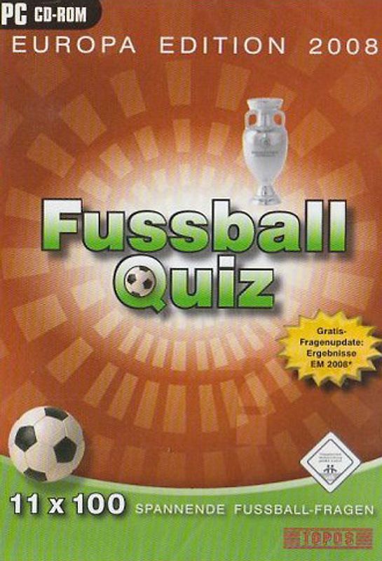 Fussball Quiz Europa Edition 2008 PC Spiele