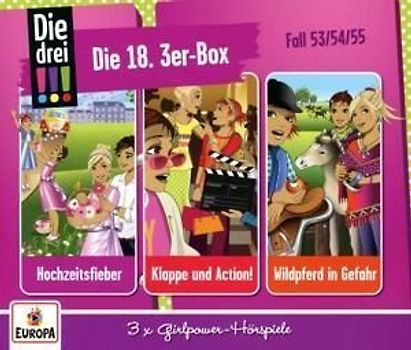 Die drei !!! 18./ 3er Box - Folgen 53,54,55 (3 Audio-CDs)