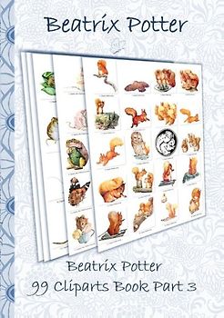 Beatrix Potter 99 Cliparts Book Part 3 ( Peter Rabbit )