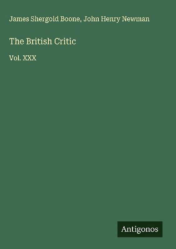 The British Critic