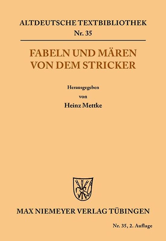 Fabeln und Mären von dem Stricker