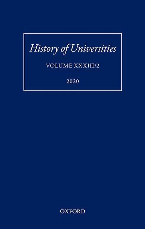 History of Universities Volume XXXIII/2