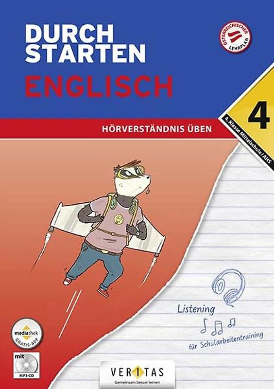 Durchstarten Englisch 4. Klasse Mittelschule/AHS Hörverständnis üben (mit Audio-CD)