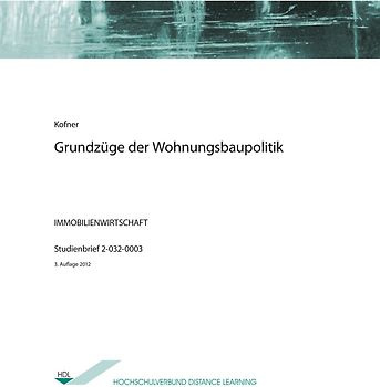 Grundzüge der Wohnungsbaupolitik