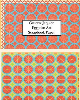 Gustave Jéquier Egyptian Art Scrapbook Paper