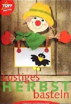 Lustiges Herbstbasteln. Tonkarton-Windowcolor