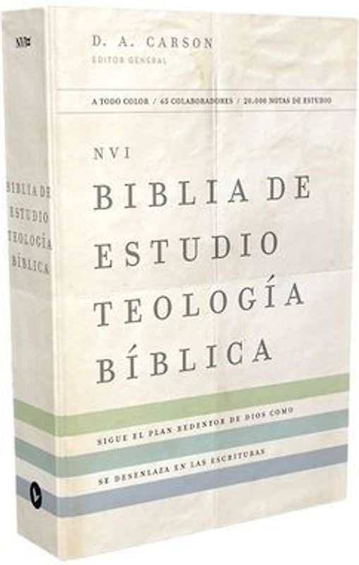 Nvi, Biblia de Estudio Teología Bíblica, Interior a Cuatro Colores, Tapa Dura